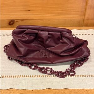 Badgley Mischka Elegant Burgundy Women's Bag